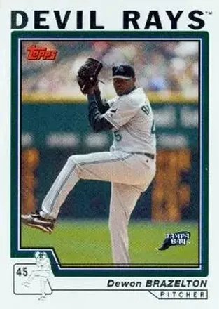 2004 Topps #392 - Dewon Brazelton - Tampa Bay Devil Rays