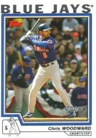2004 Topps #394 - Chris Woodward - Toronto Blue Jays