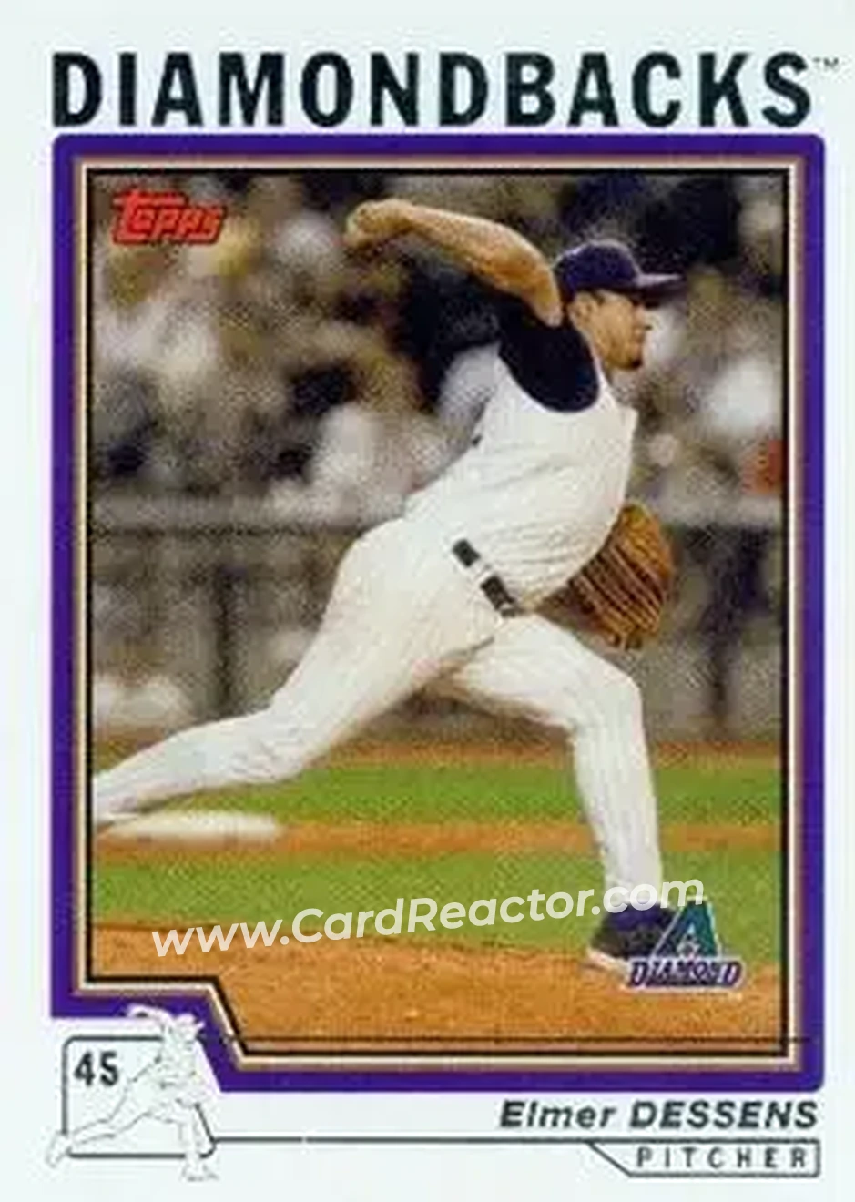 2004 Topps #396 - Elmer Dessens - Arizona Diamondbacks - Front