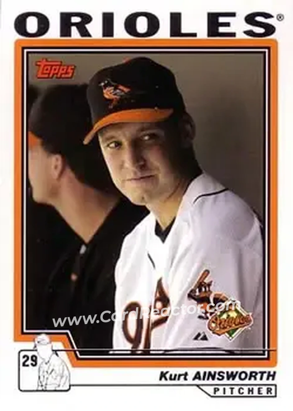 2004 Topps #404 - Kurt Ainsworth - Baltimore Orioles - Front