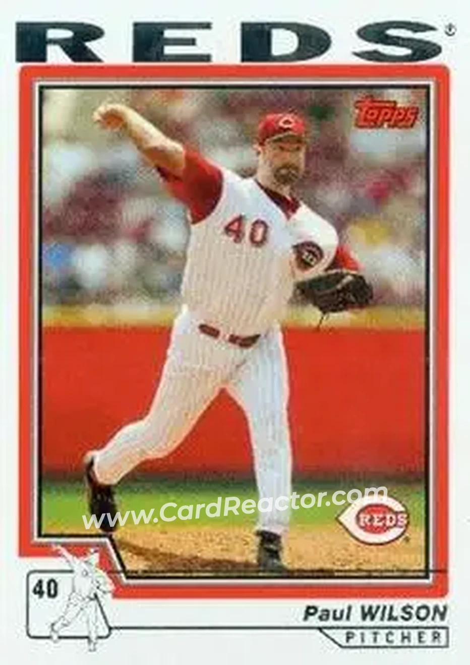 2004 Topps #409 - Paul Wilson - Cincinnati Reds - Front