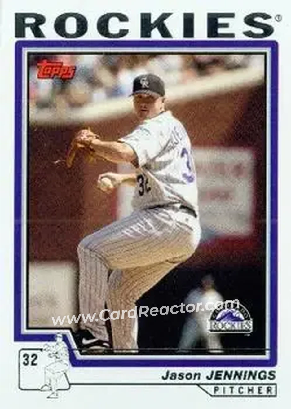 2004 Topps #413 - Jason Jennings - Colorado Rockies - Front 2004 Topps #413 - Jason Jennings - Colorado Rockies - Front