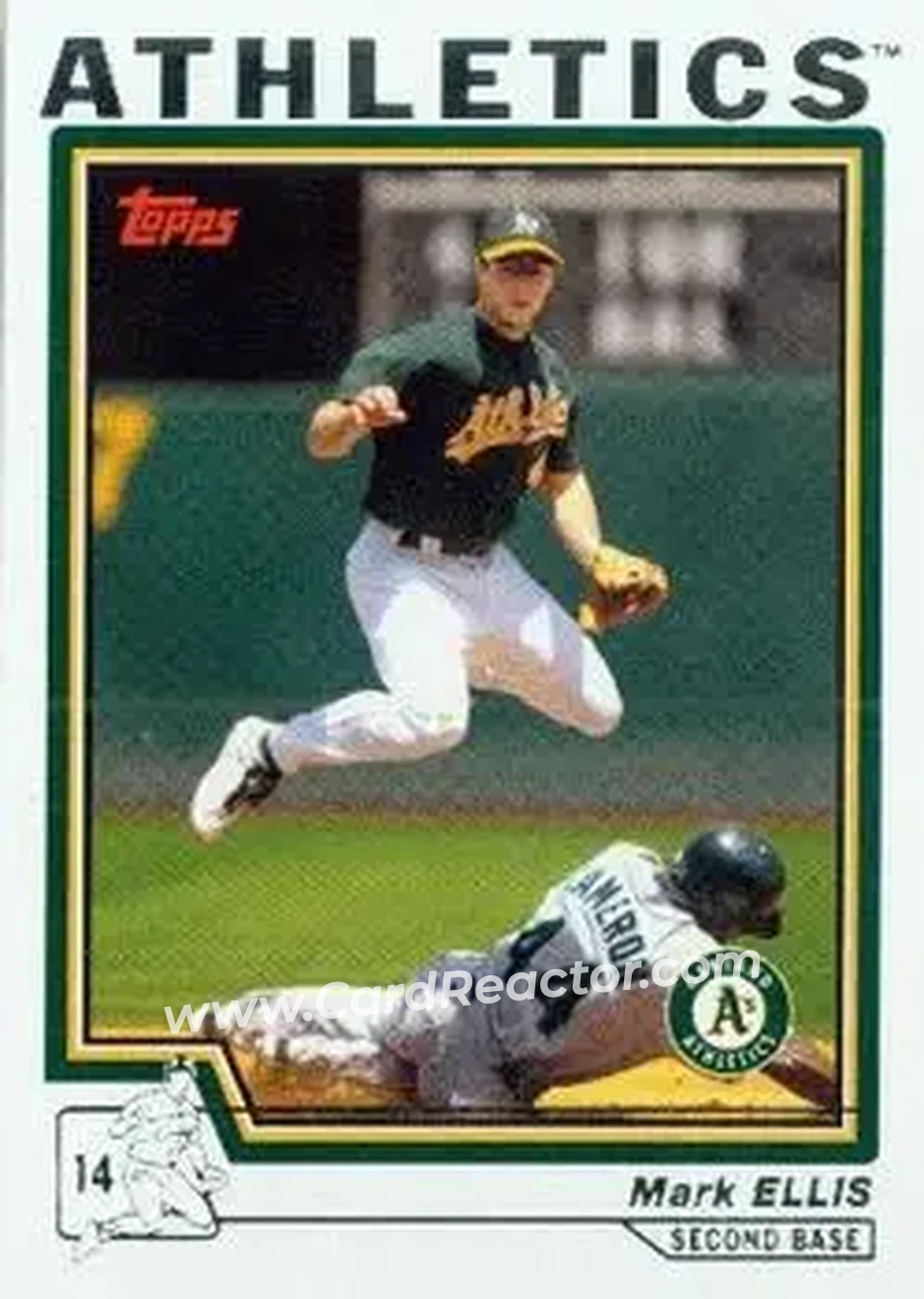 2004 Topps #419 - Mark Ellis - Oakland Athletics - Front 2004 Topps #419 - Mark Ellis - Oakland Athletics - Front