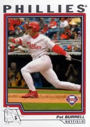 2004 Topps #420 - Pat Burrell - Philadelphia Phillies