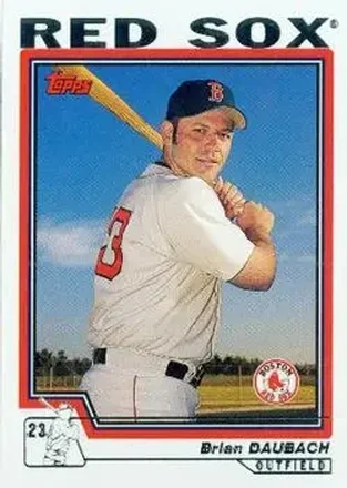 2004 Topps #435 - Brian Daubach - Boston Red Sox