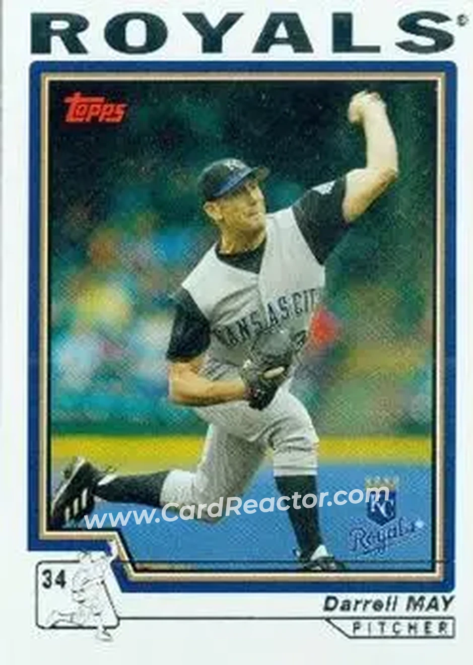 2004 Topps #439 - Darrell May - Kansas City Royals - Front