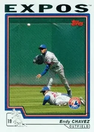 2004 Topps #442 - Endy Chavez - Montreal Expos