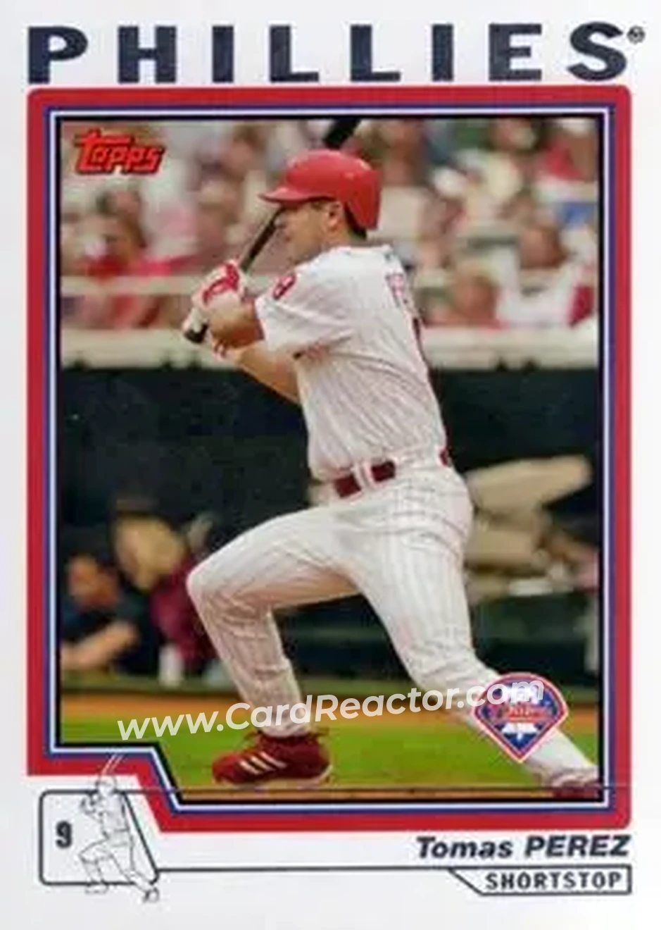 2004 Topps #445 - Tomas Perez - Philadelphia Phillies - Front