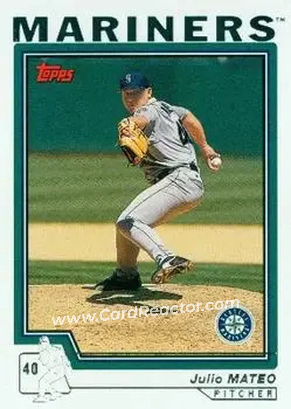 2004 Topps #448 - Julio Mateo - Seattle Mariners - Front