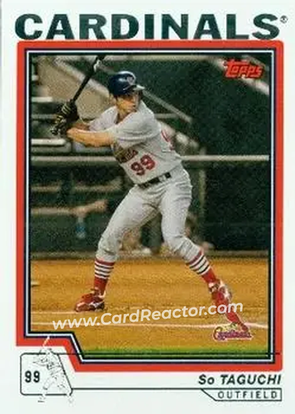 2004 Topps #449 - So Taguchi - St. Louis Cardinals - Front
