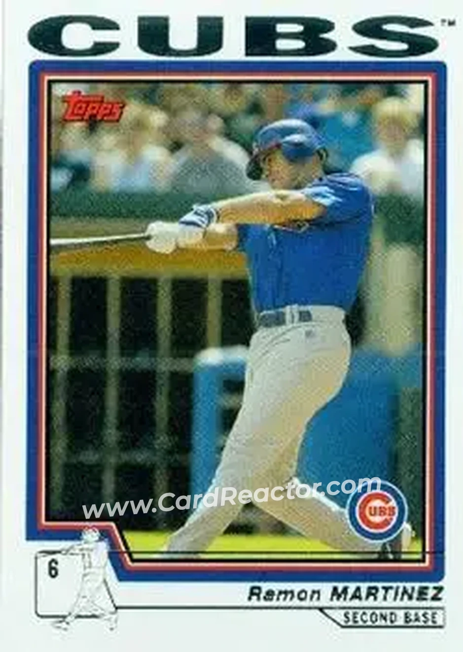2004 Topps #455 - Ramon Martinez - Chicago Cubs - Front