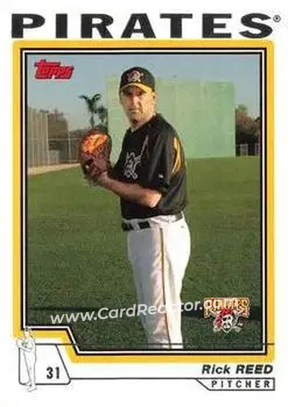 2004 Topps #464 - Rick Reed - Pittsburgh Pirates - Front