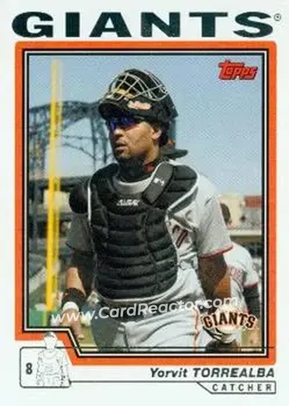 2004 Topps #470 - Yorvit Torrealba - San Francisco Giants - Front