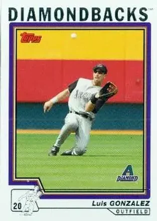 2004 Topps #475 - Luis Gonzalez - Arizona Diamondbacks