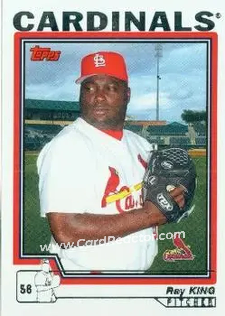2004 Topps #477 - Ray King - St. Louis Cardinals - Front