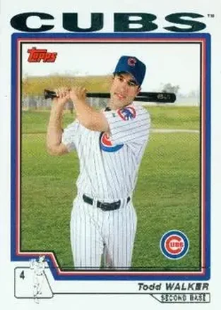 2004 Topps #480 - Todd Walker - Chicago Cubs
