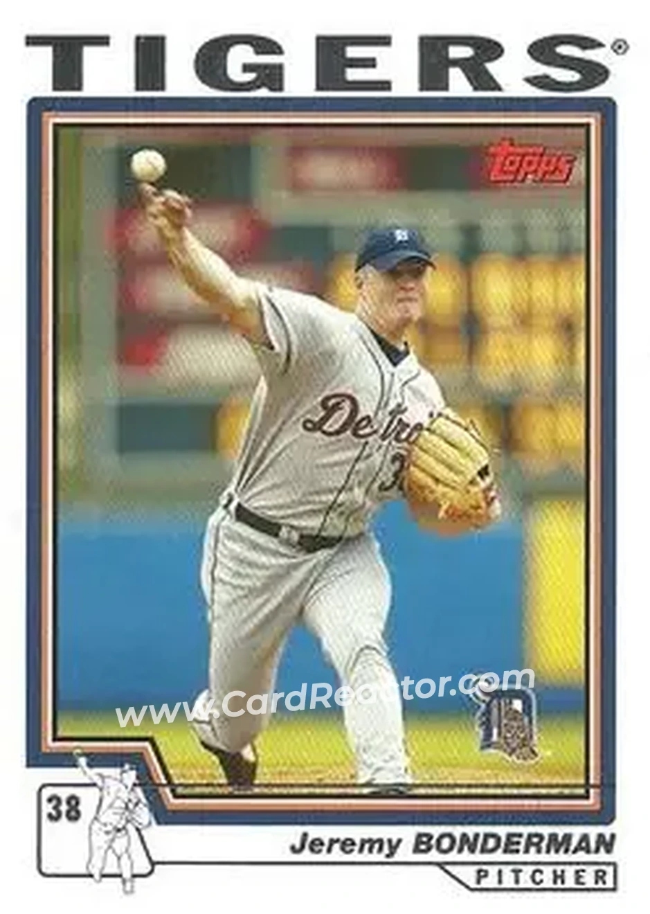 2004 Topps #484 - Jeremy Bonderman - Detroit Tigers - Front
