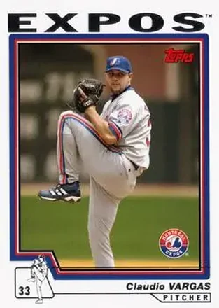 2004 Topps #489 - Claudio Vargas - Montreal Expos