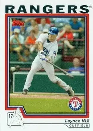 2004 Topps #498 - Laynce Nix - Texas Rangers
