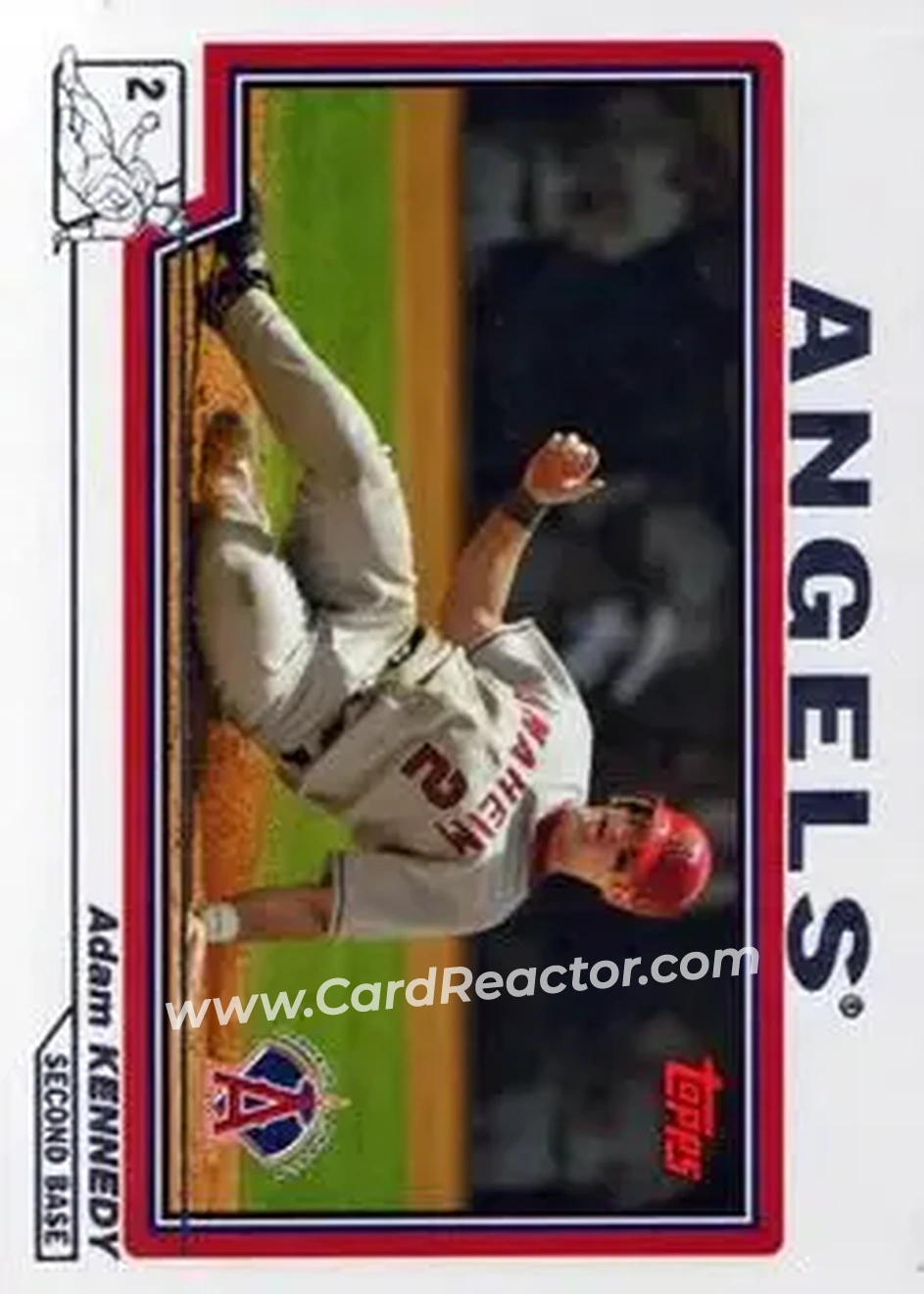 2004 Topps #505 - Adam Kennedy - Anaheim Angels - Front