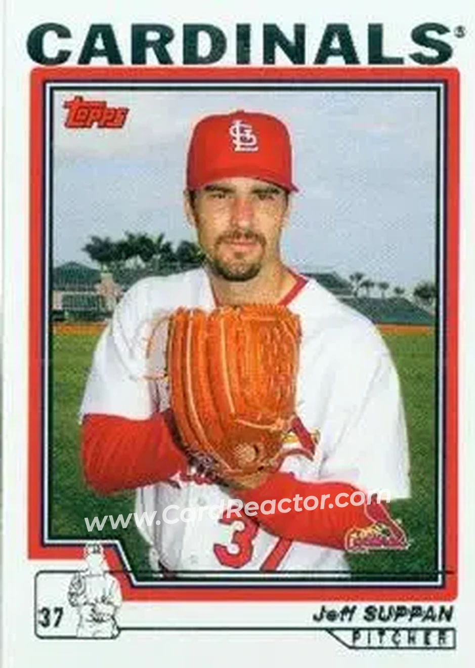 2004 Topps #507 - Jeff Suppan - St. Louis Cardinals - Front