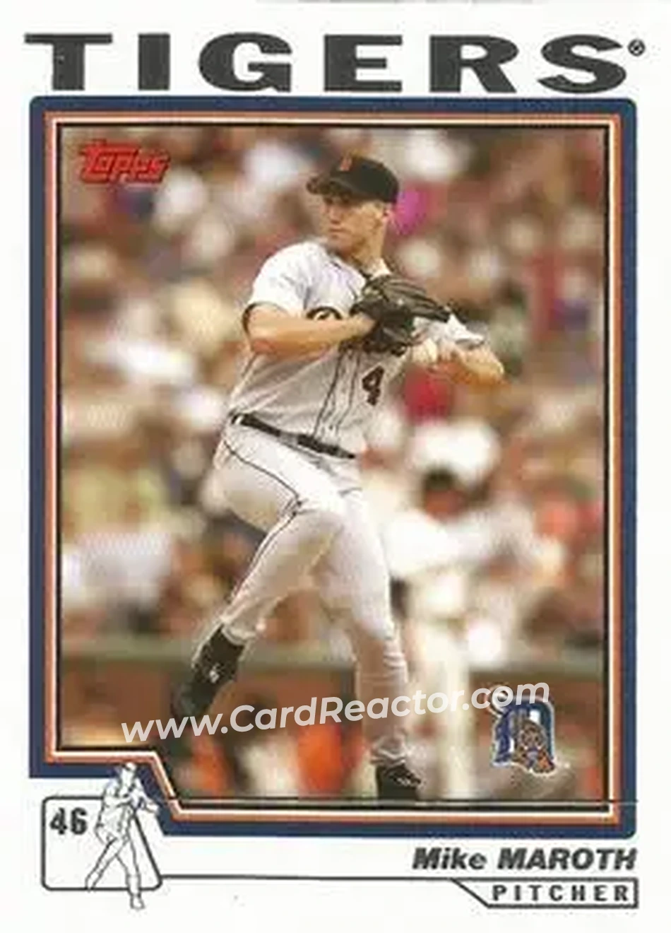 2004 Topps #513 - Mike Maroth - Detroit Tigers - Front