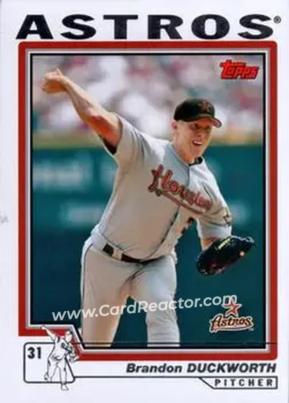 2004 Topps #521 - Brandon Duckworth - Houston Astros - Front