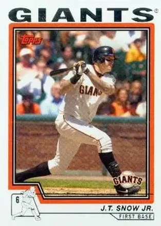 2004 Topps #523 - J.T. Snow - San Francisco Giants