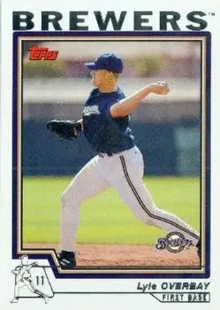 2004 Topps #529 - Lyle Overbay - Milwaukee Brewers
