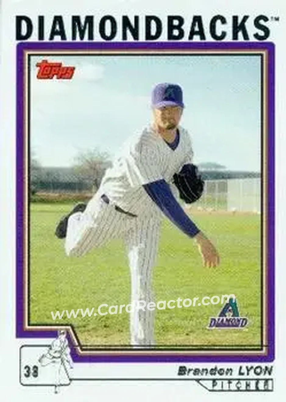 2004 Topps #534 - Brandon Lyon - Arizona Diamondbacks - Front