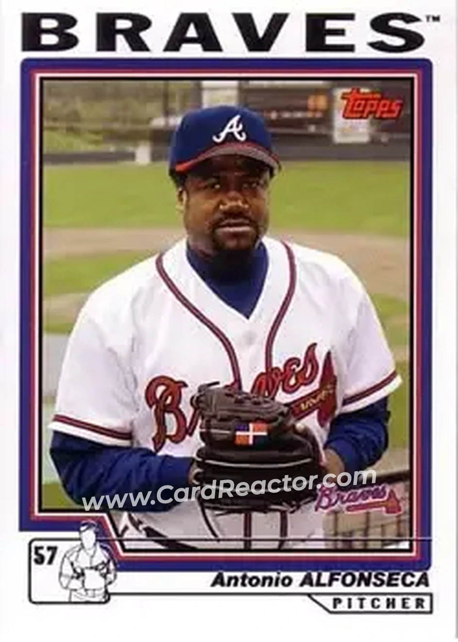 2004 Topps #535 - Antonio Alfonseca - Atlanta Braves - Front