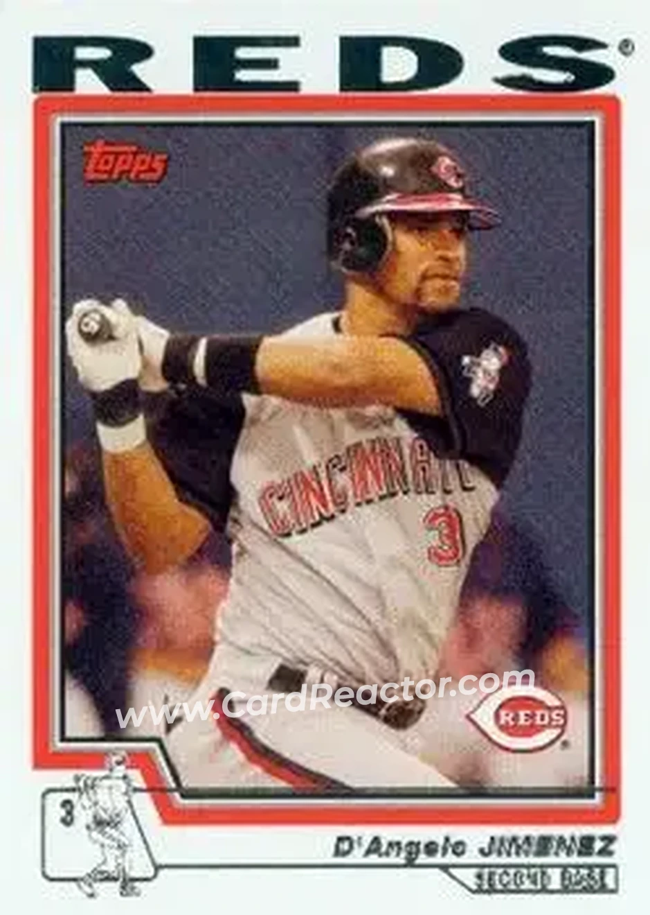 2004 Topps #538 - D'Angelo Jimenez - Cincinnati Reds - Front