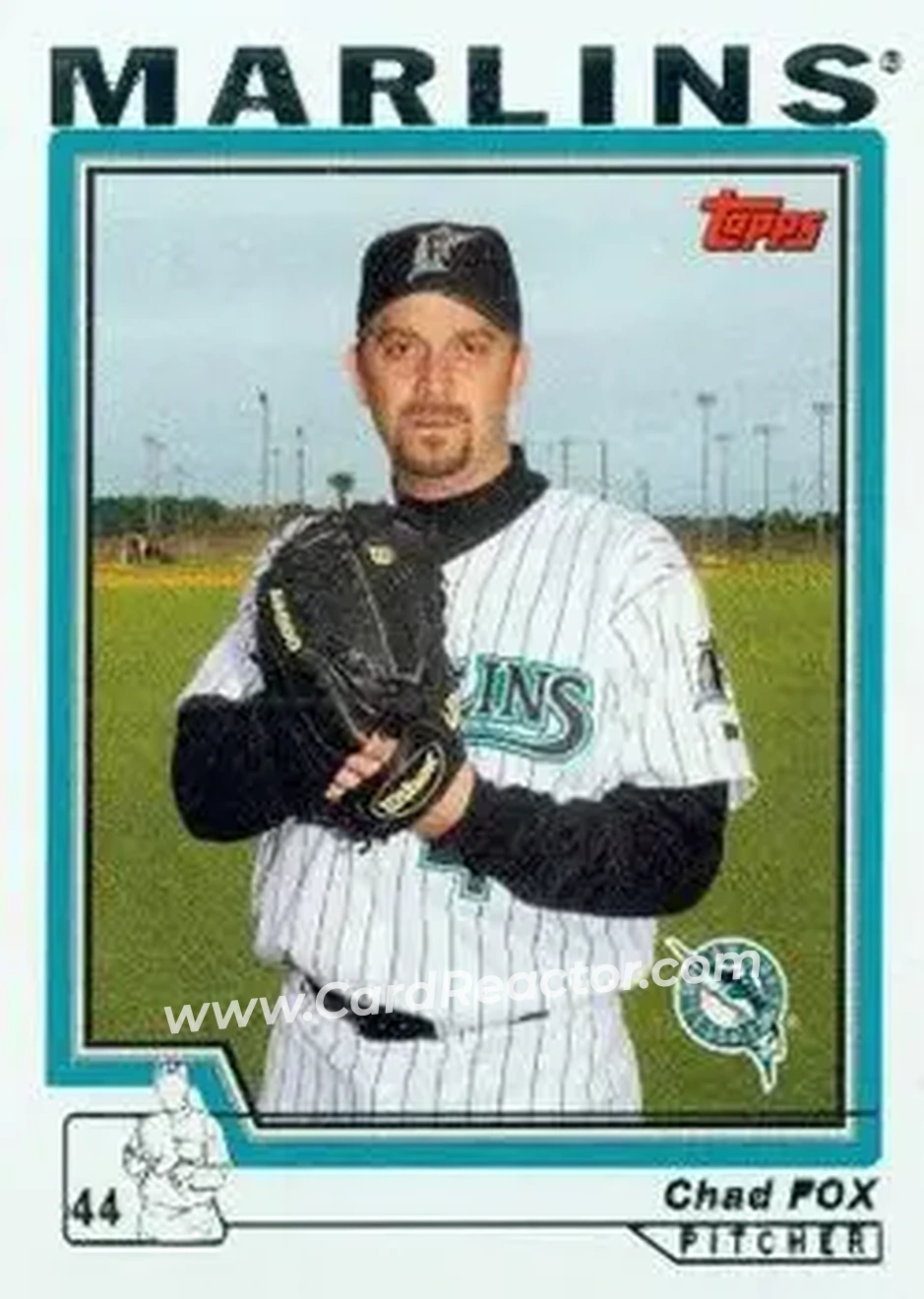 2004 Topps #543 - Chad Fox - Florida Marlins - Front