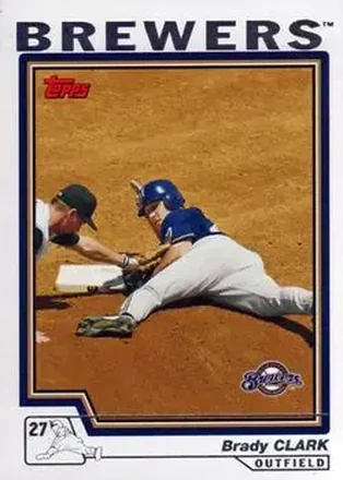 2004 Topps #548 - Brady Clark - Milwaukee Brewers