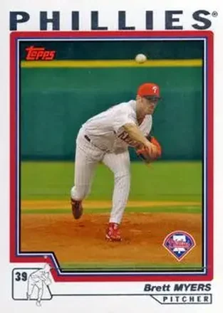 2004 Topps #551 - Brett Myers - Philadelphia Phillies