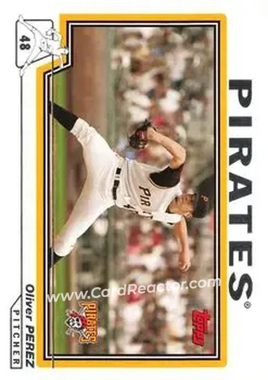 2004 Topps #552 - Oliver Perez - Pittsburgh Pirates - Front 2004 Topps #552 - Oliver Perez - Pittsburgh Pirates - Front