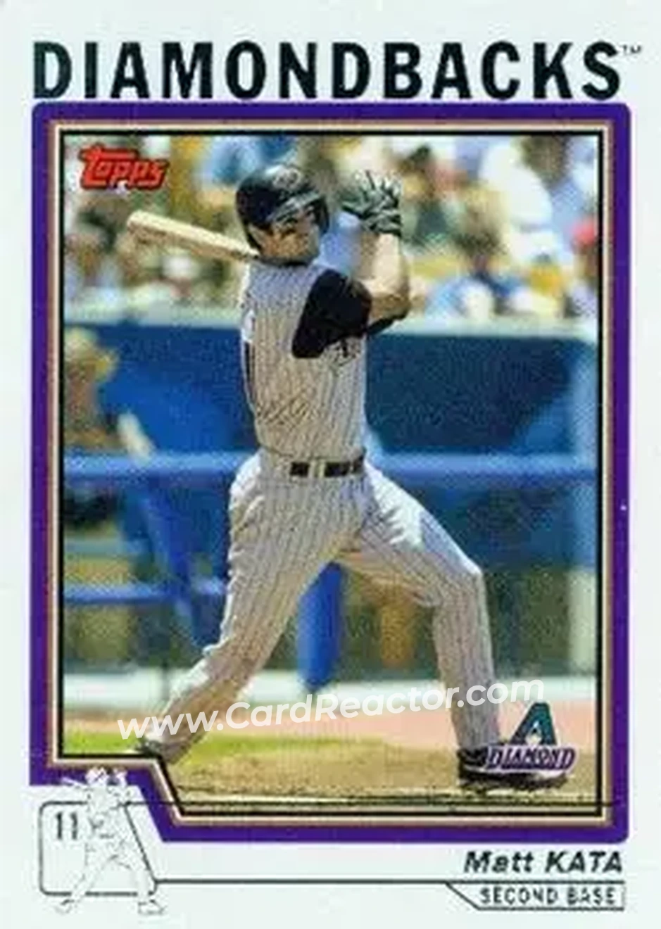 2004 Topps #562 - Matt Kata - Arizona Diamondbacks - Front