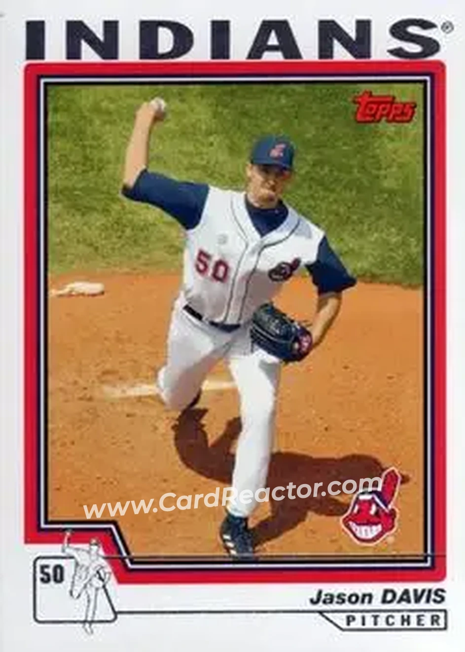 2004 Topps #568 - Jason Davis - Cleveland Indians - Front 2004 Topps #568 - Jason Davis - Cleveland Indians - Front