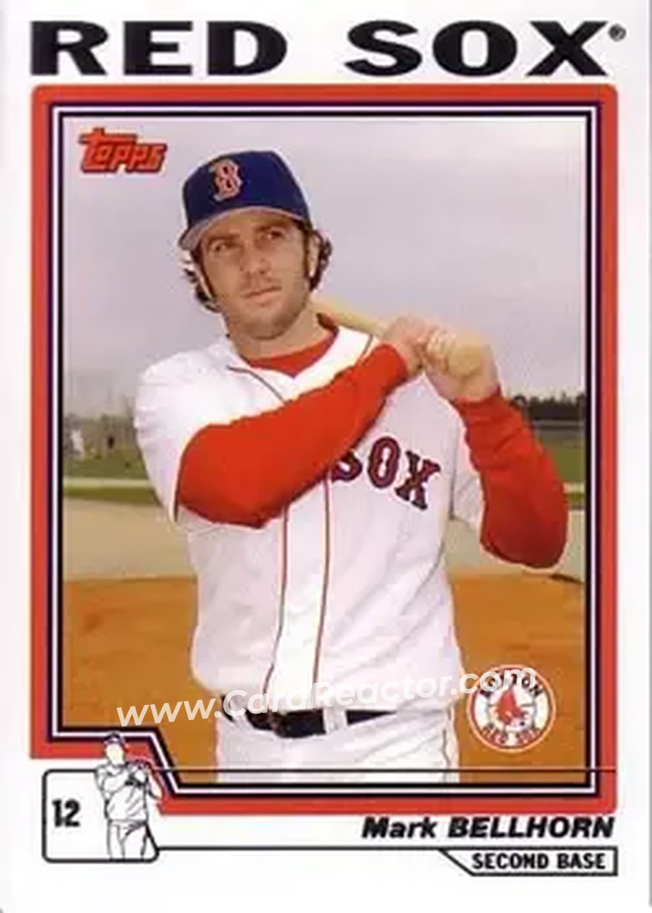 2004 Topps #569 - Mark Bellhorn - Boston Red Sox - Front