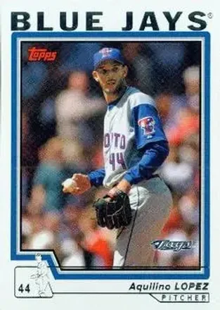 2004 Topps #605 - Aquilino Lopez - Toronto Blue Jays