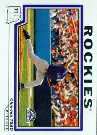 2004 Topps #611 - Chin-Hui Tsao - Colorado Rockies