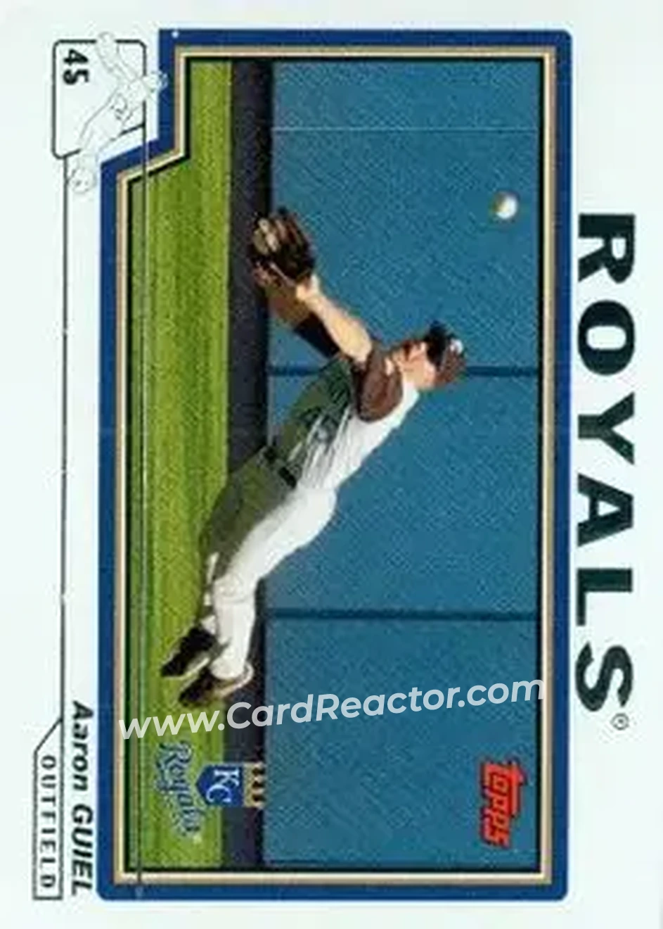 2004 Topps #613 - Aaron Guiel - Kansas City Royals - Front