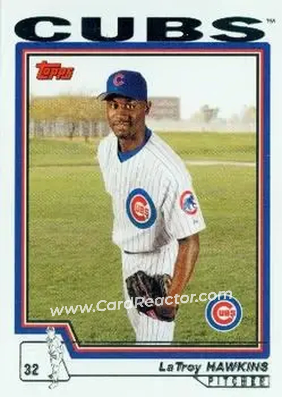 2004 Topps #614 - LaTroy Hawkins - Chicago Cubs - Front