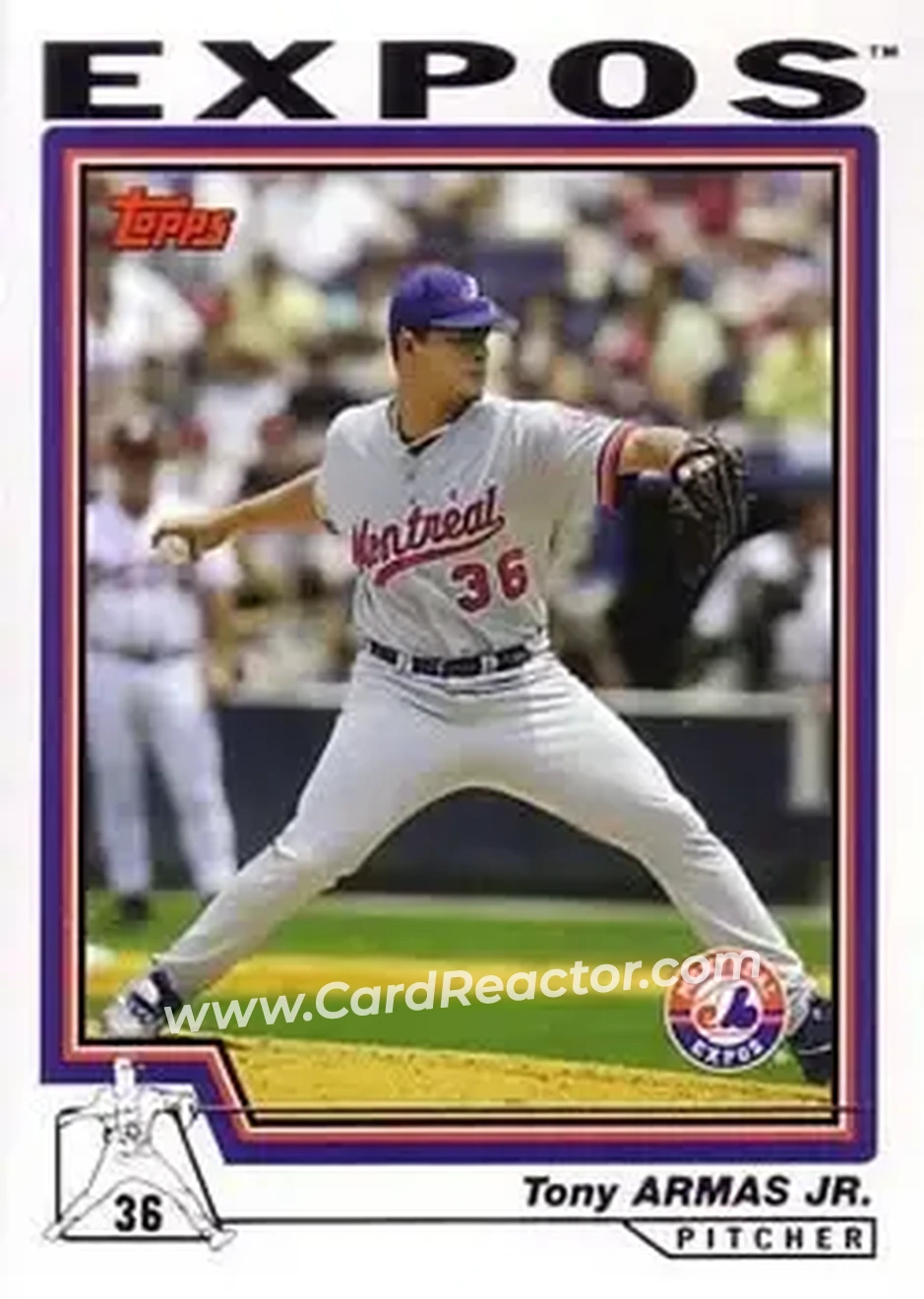 2004 Topps #615 - Tony Armas, Jr. - Montreal Expos - Front 2004 Topps #615 - Tony Armas, Jr. - Montreal Expos - Front