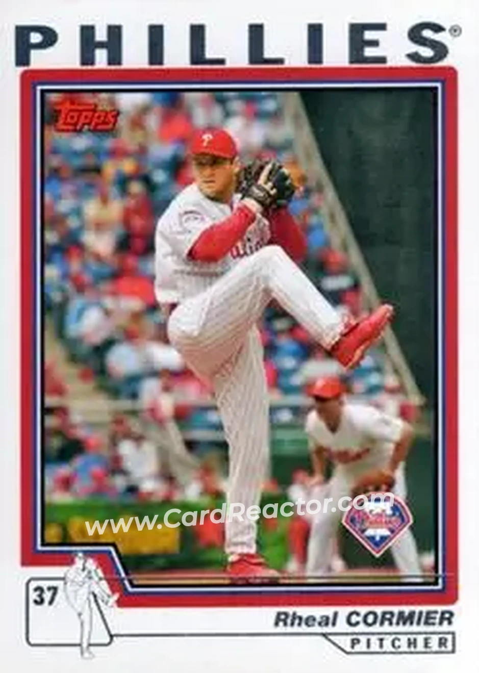 2004 Topps #630 - Rheal Cormier - Philadelphia Phillies - Front