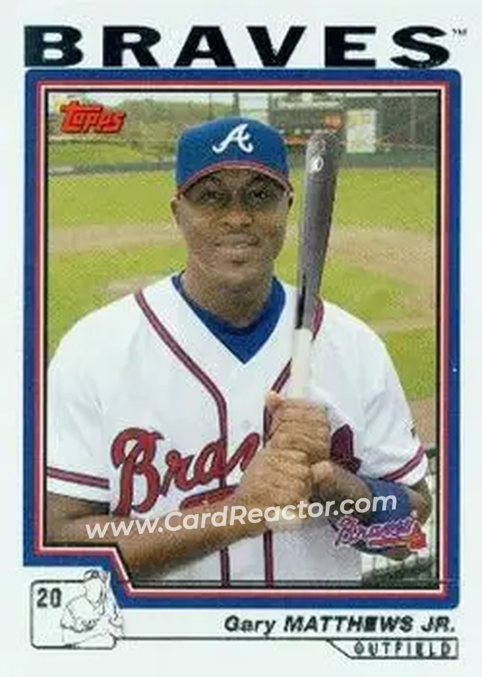 2004 Topps #632 - Gary Matthews - Atlanta Braves - Front 2004 Topps #632 - Gary Matthews - Atlanta Braves - Front