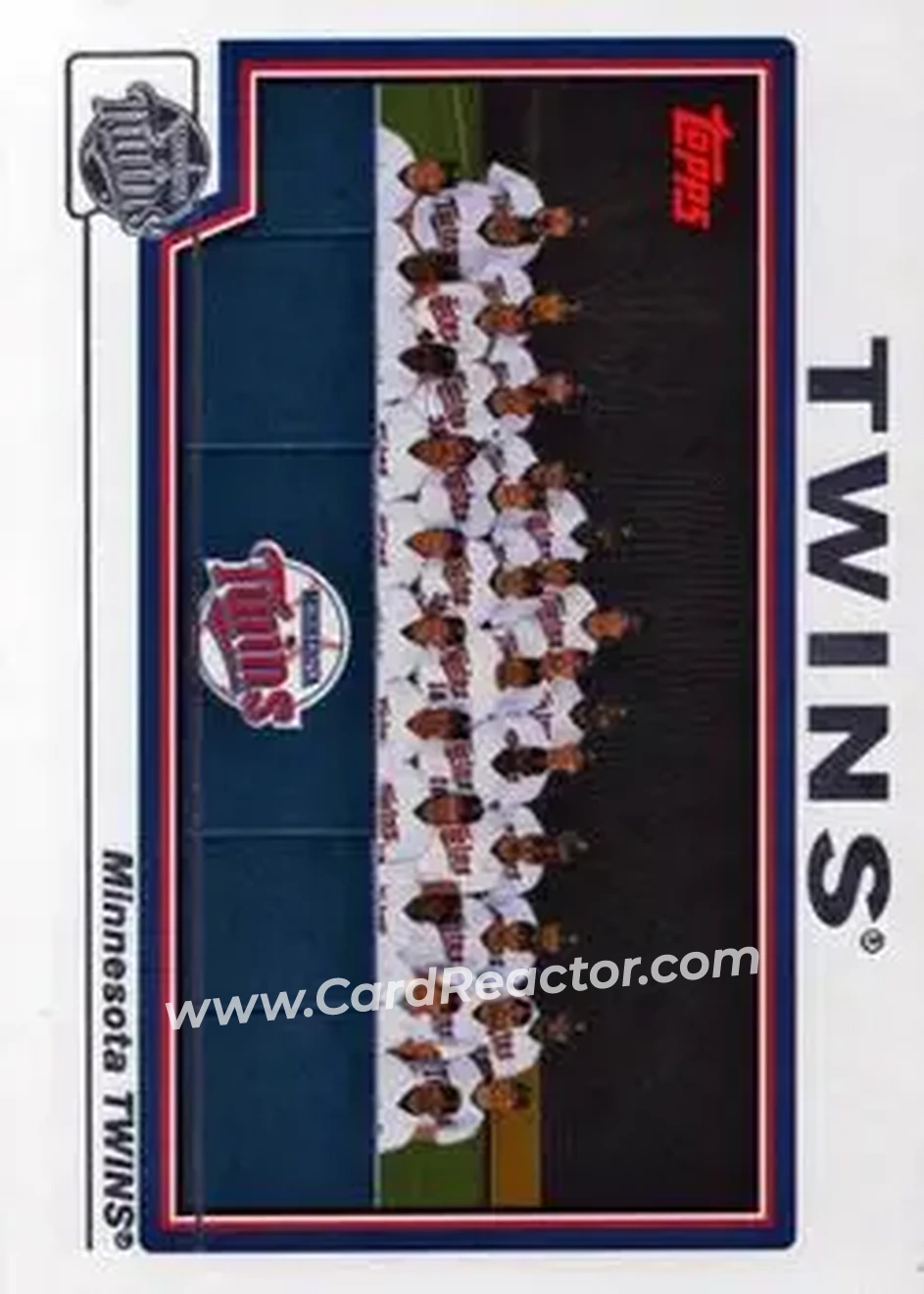 2004 Topps #654 - Minnesota Twins - Minnesota Twins - Front