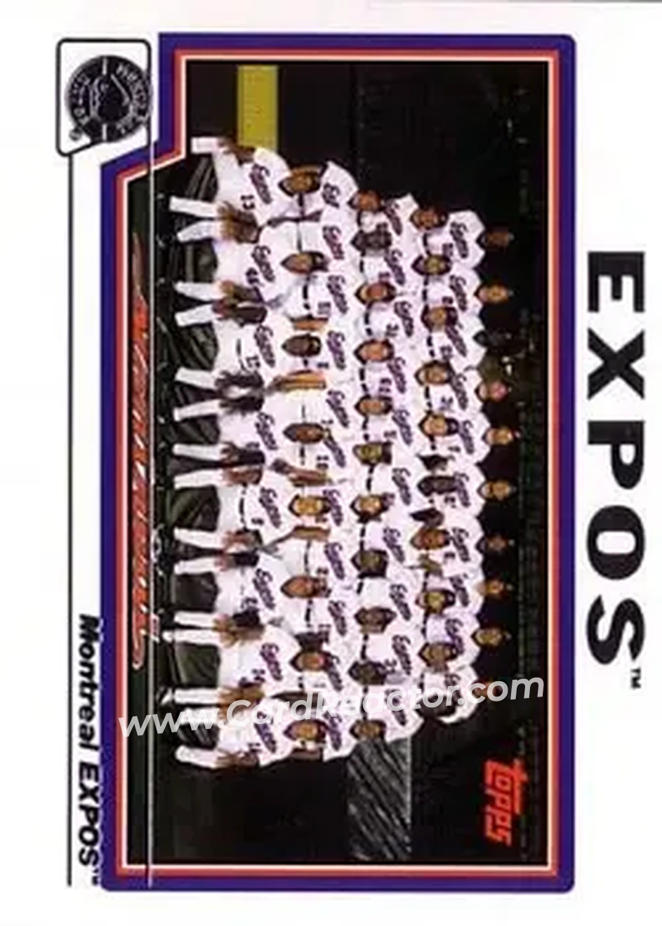 2004 Topps #655 - Montreal Expos - Montreal Expos - Front