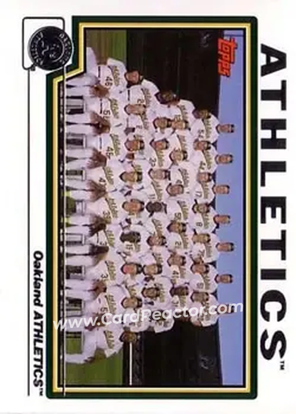 2004 Topps #658 - Oakland Athletics - Oakland Athletics - Front