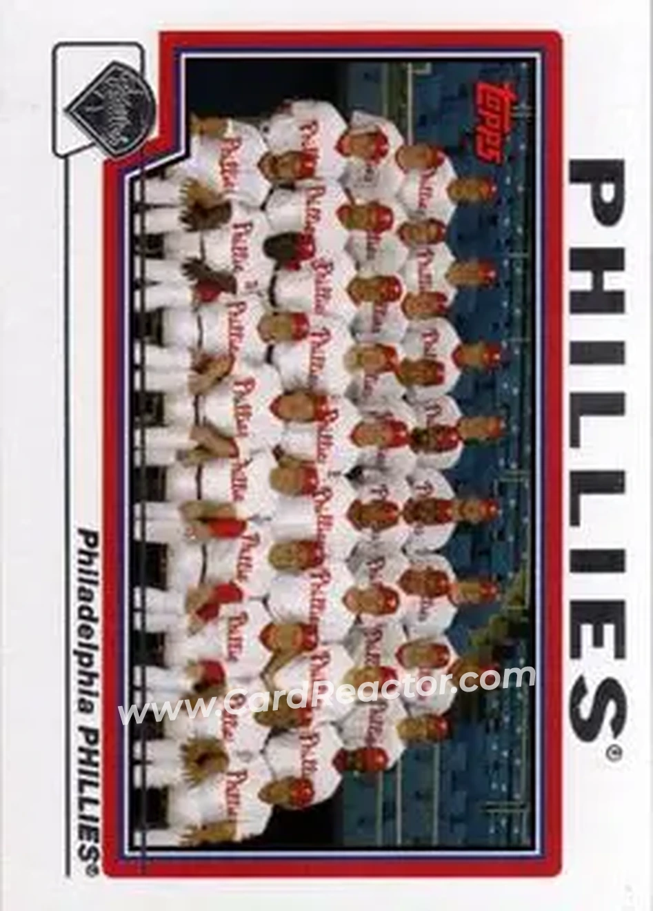 2004 Topps #659 - Philadelphia Phillies - Philadelphia Phillies - Front 2004 Topps #659 - Philadelphia Phillies - Philadelphia Phillies - Front